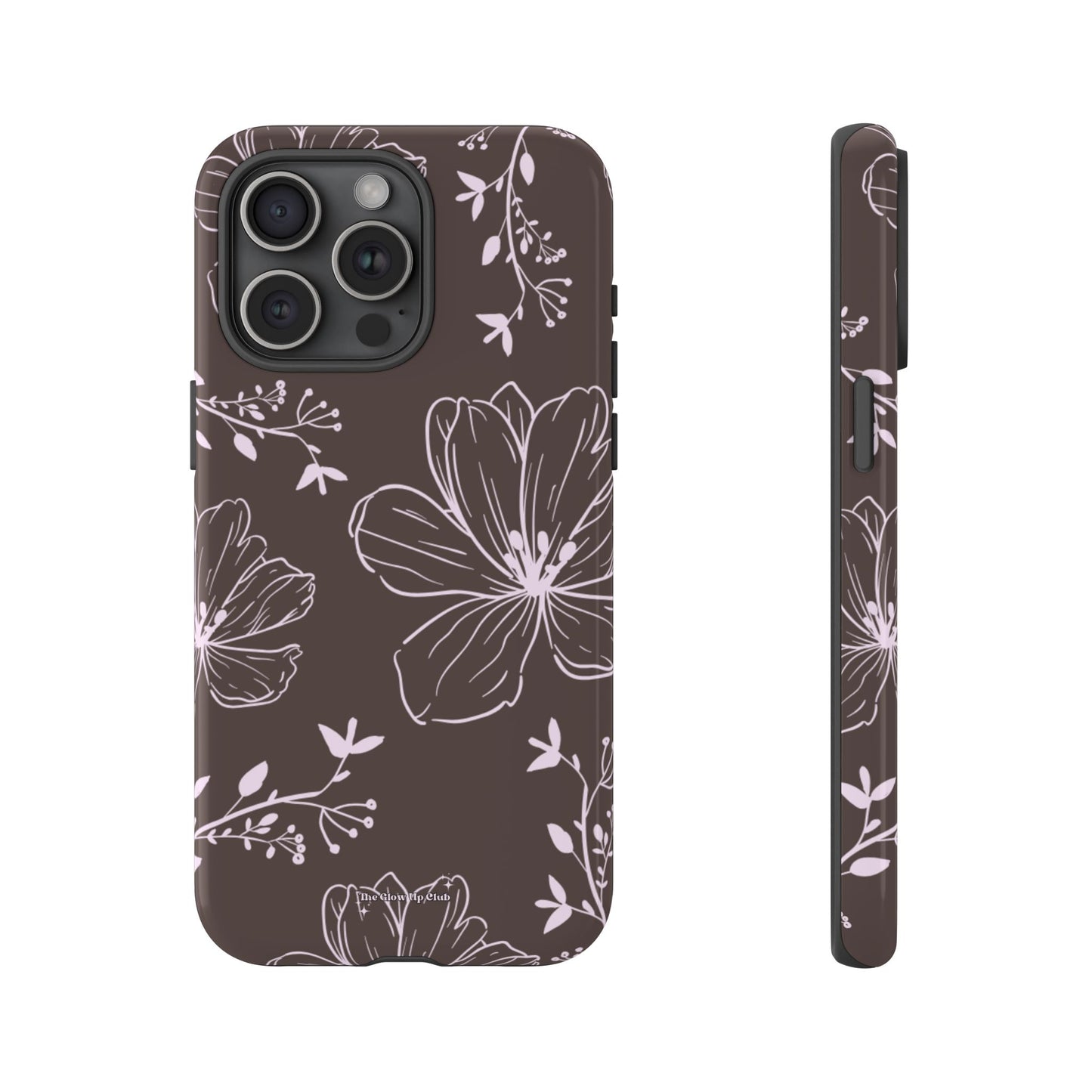 Realistic flowers grey - tough case