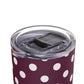 Burgundy dots Tumbler, 20oz