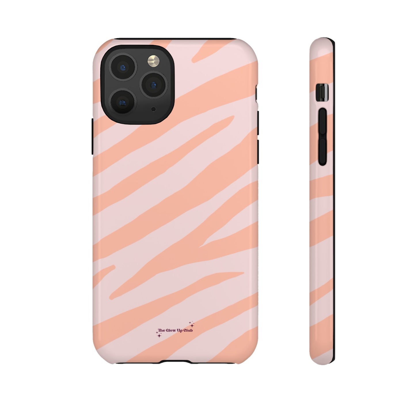 Zebra print orange - tough case