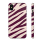 Zebra print cream - tough case