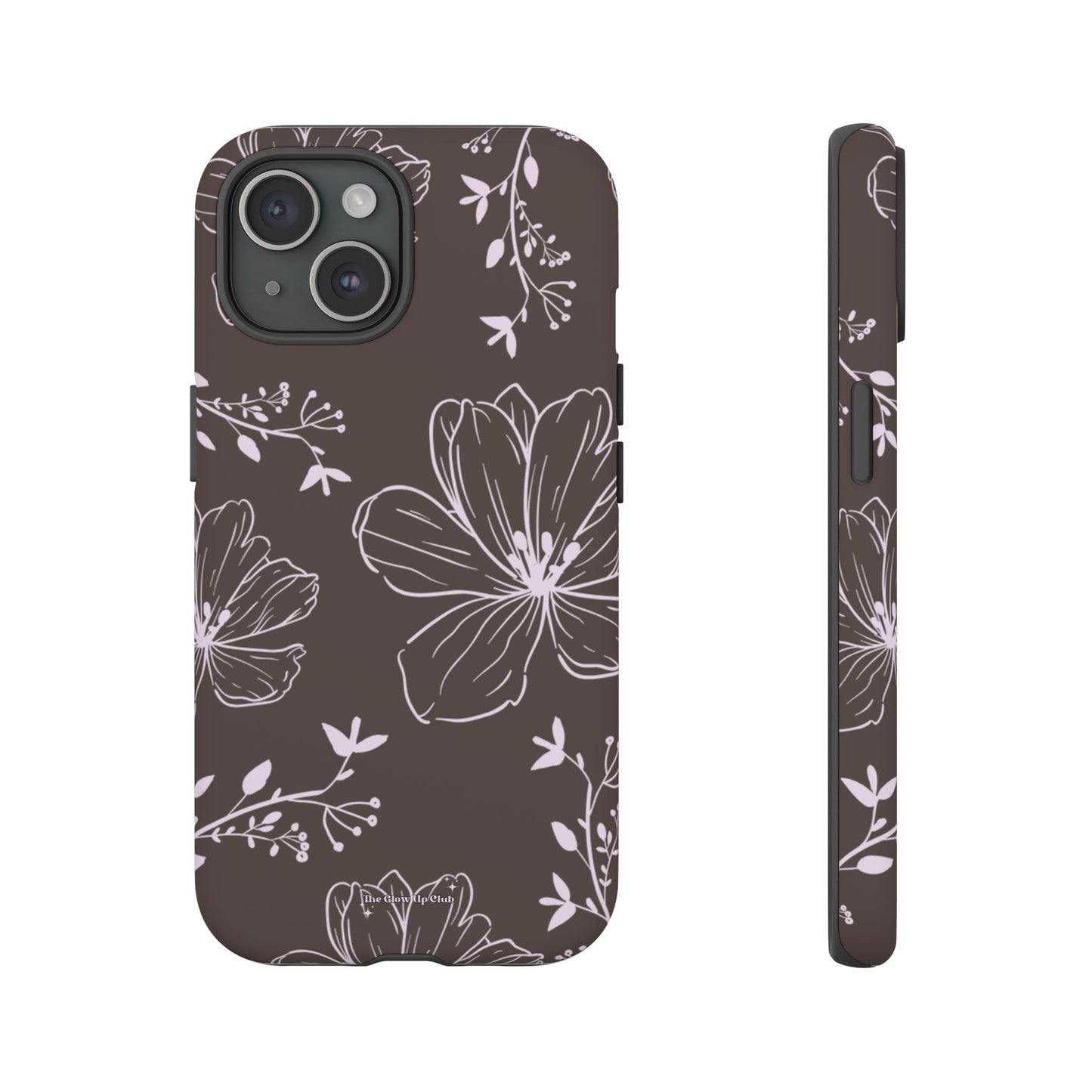 Realistic flowers grey - tough case