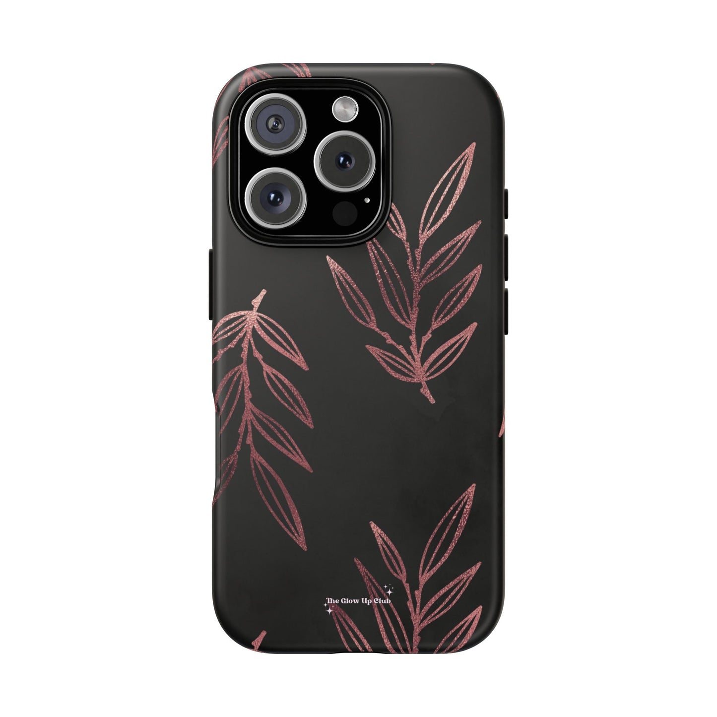 Rose gold leaves minimalistic - tough case