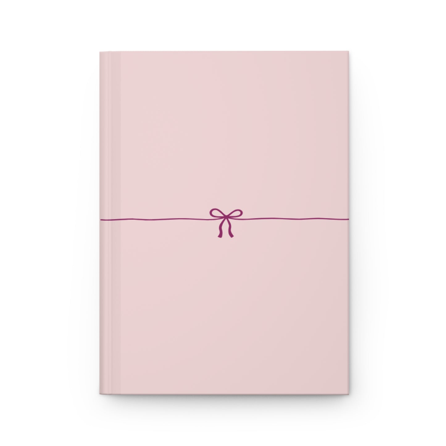 Minimalistic ribbon pink Journal