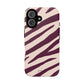 Zebra print cream - tough case