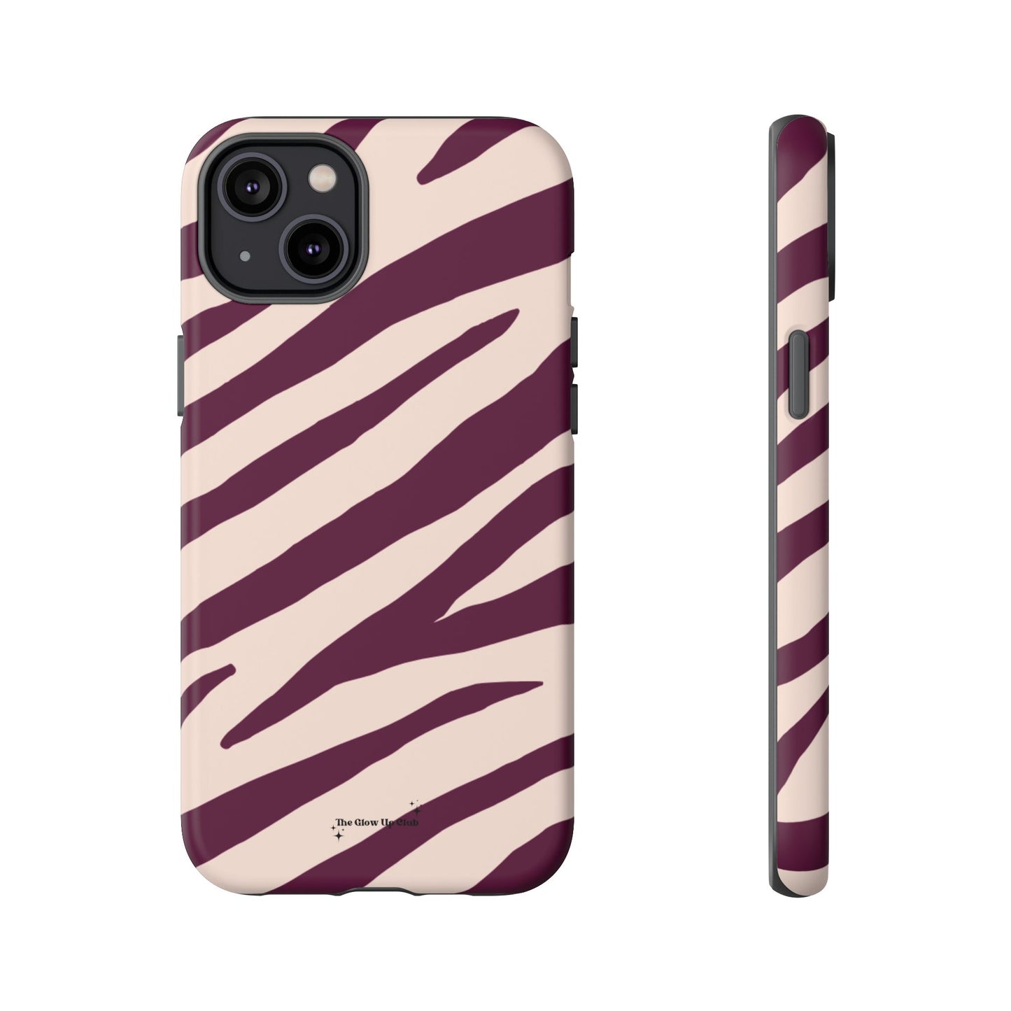 Zebra print cream - tough case