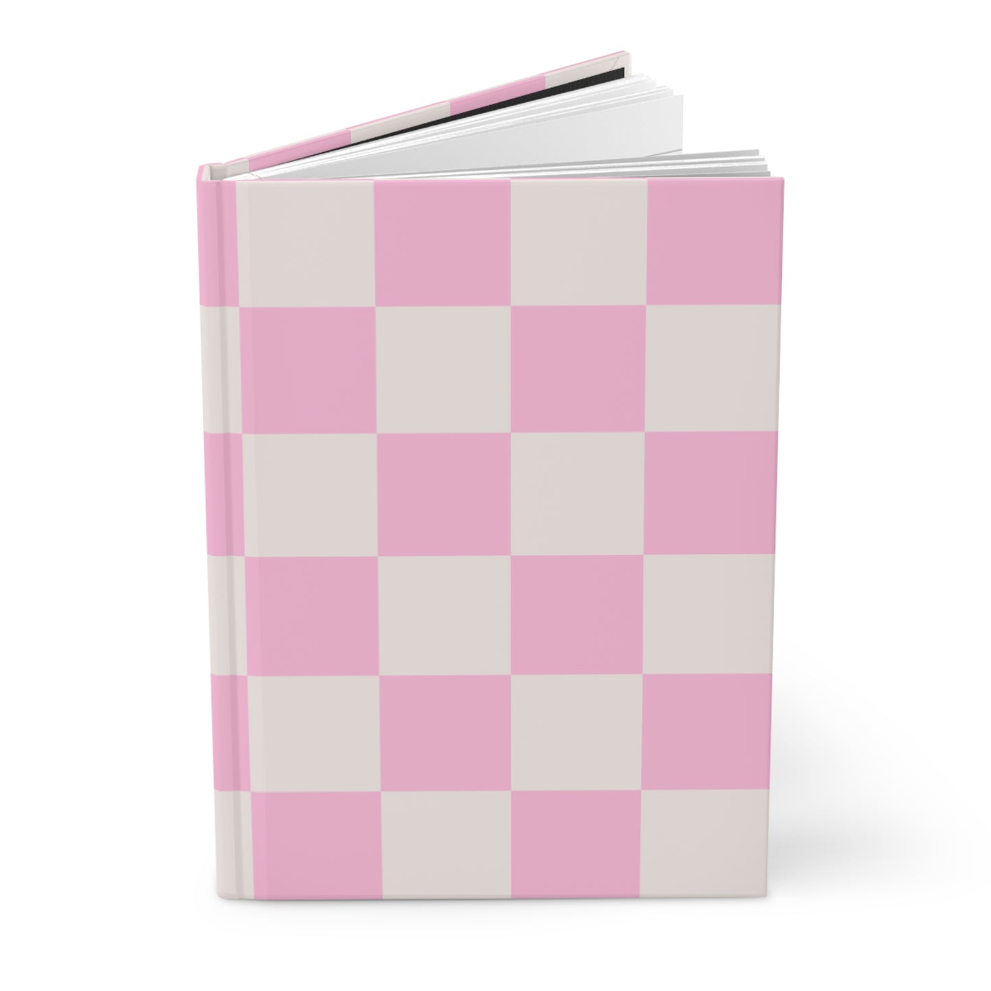 Bright pink checkers Journal