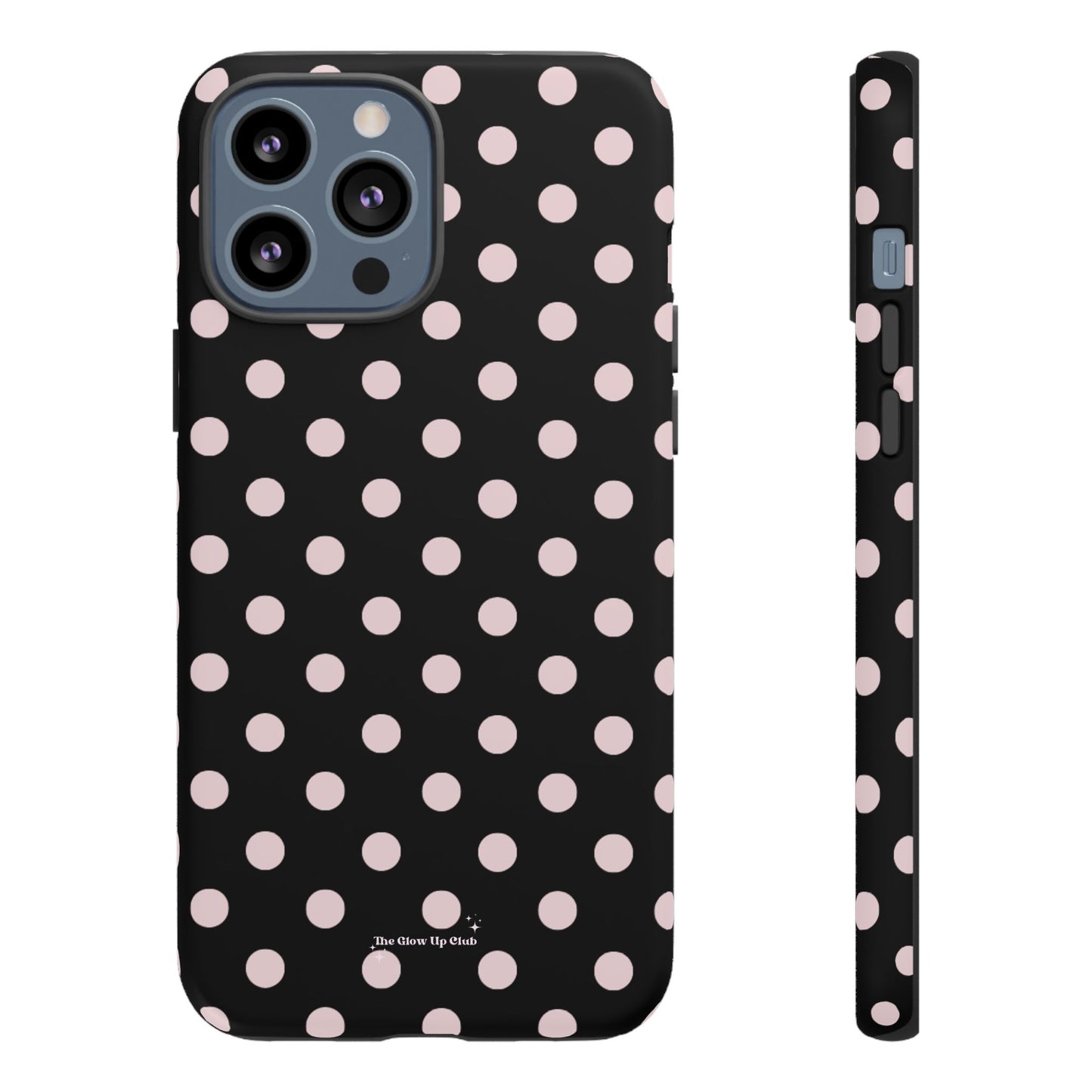 Black and pink dots - tough case