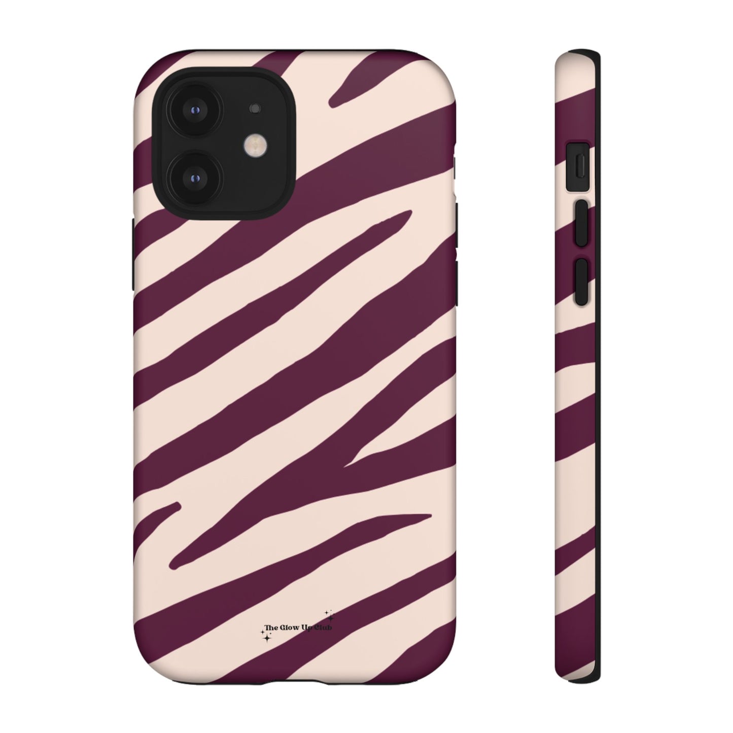 Zebra print cream - tough case