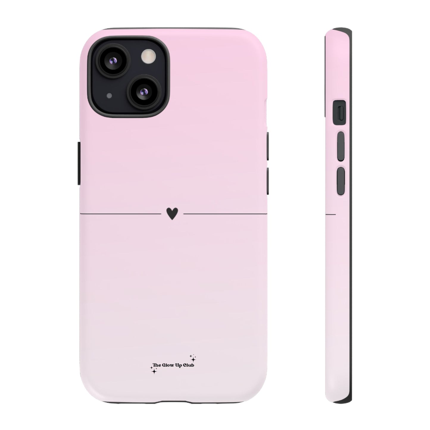 Pastel pink heart - tough case