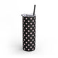 Black pink dots Tumbler, 20oz