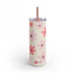 Mixed floral pattern tumbler, 20oz