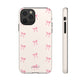 Crooked ribbon pattern cream - tough case