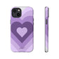 Heart layers purple - tough case