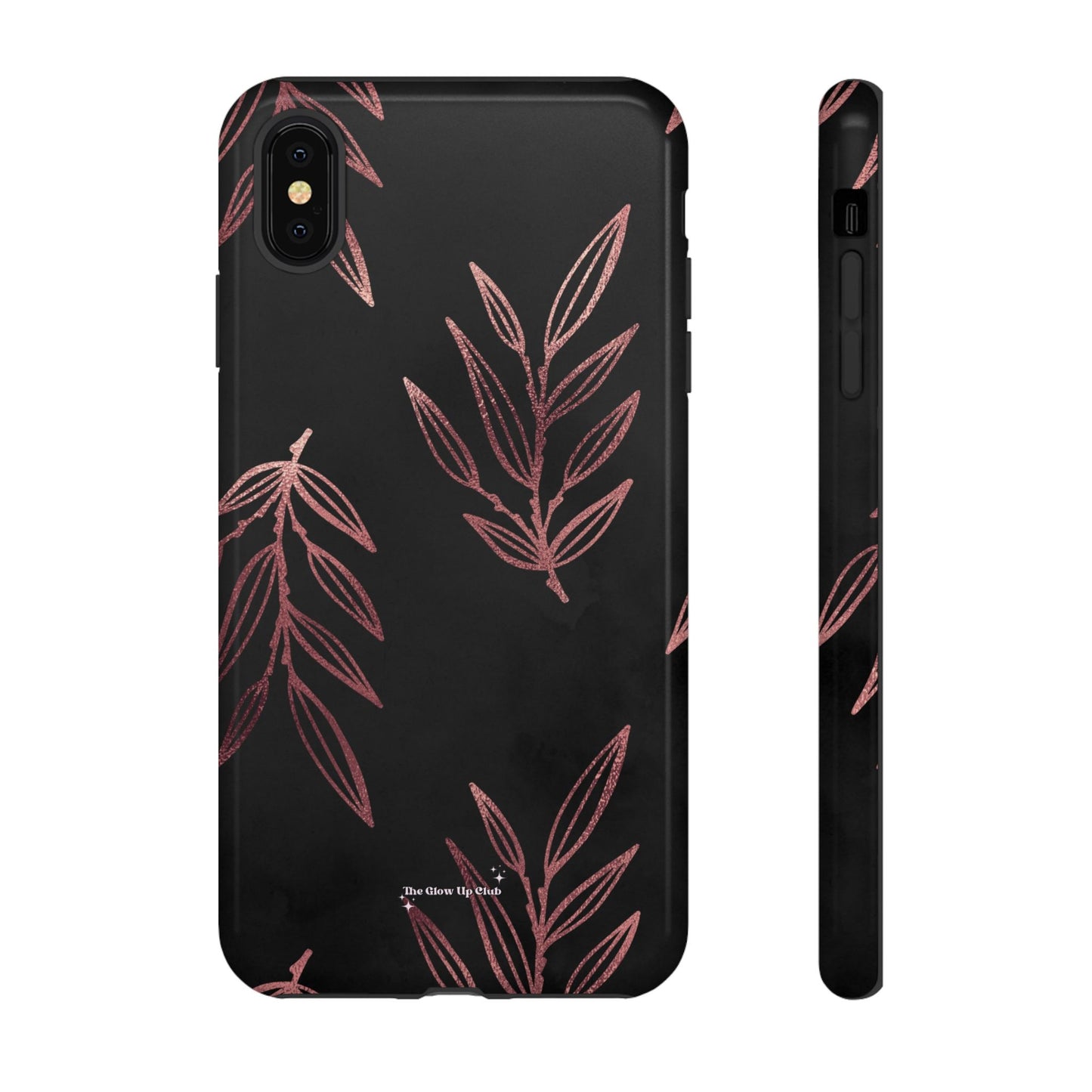 Rose gold leaves minimalistic - tough case