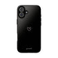 Minimalistic heart black - tough case