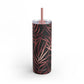 Rose gold leaves Tumbler, 20oz