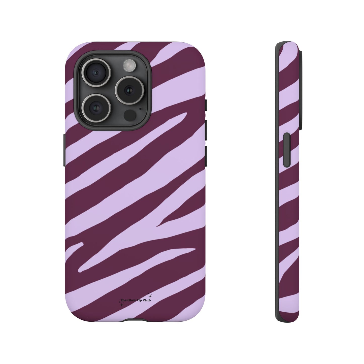 Zebra print purple - tough case