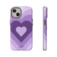 Heart layers purple - tough case