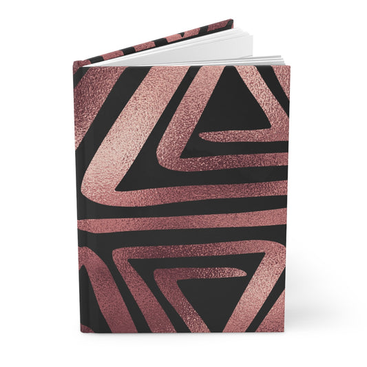 Rose gold triangles Journal