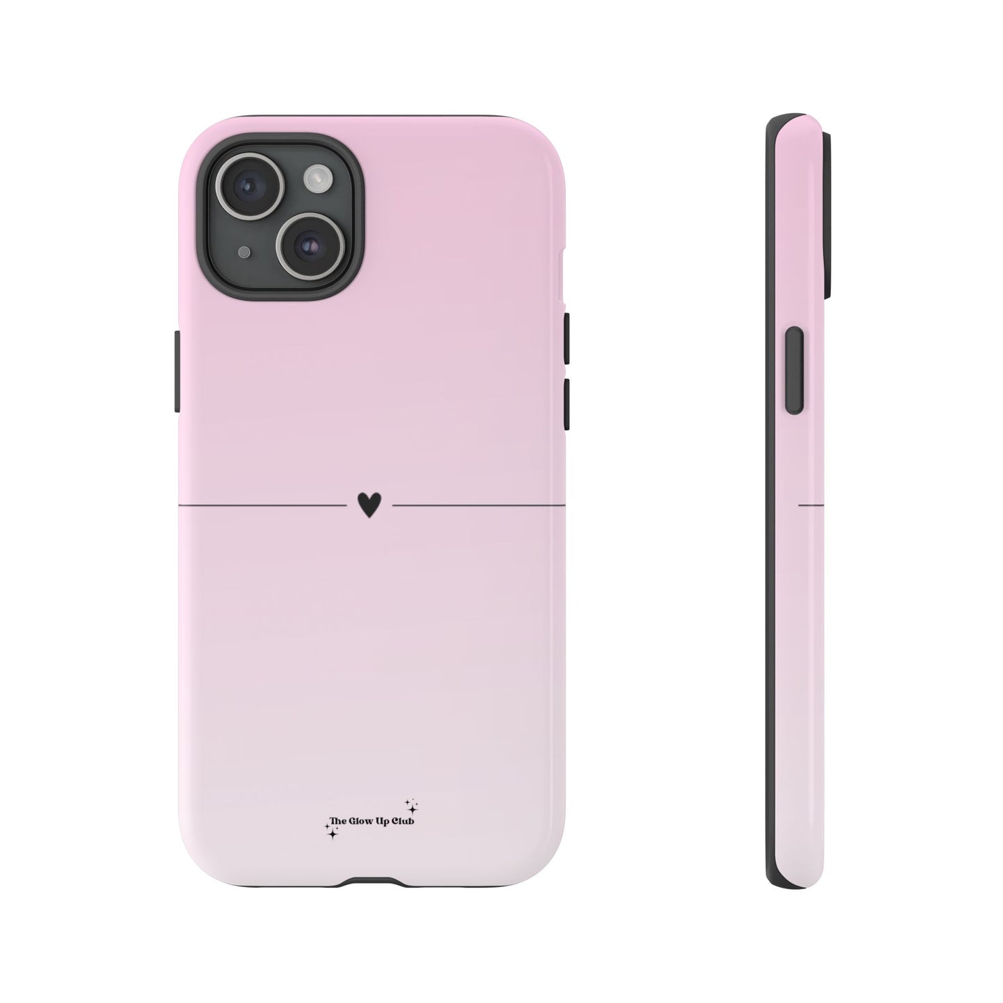 Pastel pink heart - tough case