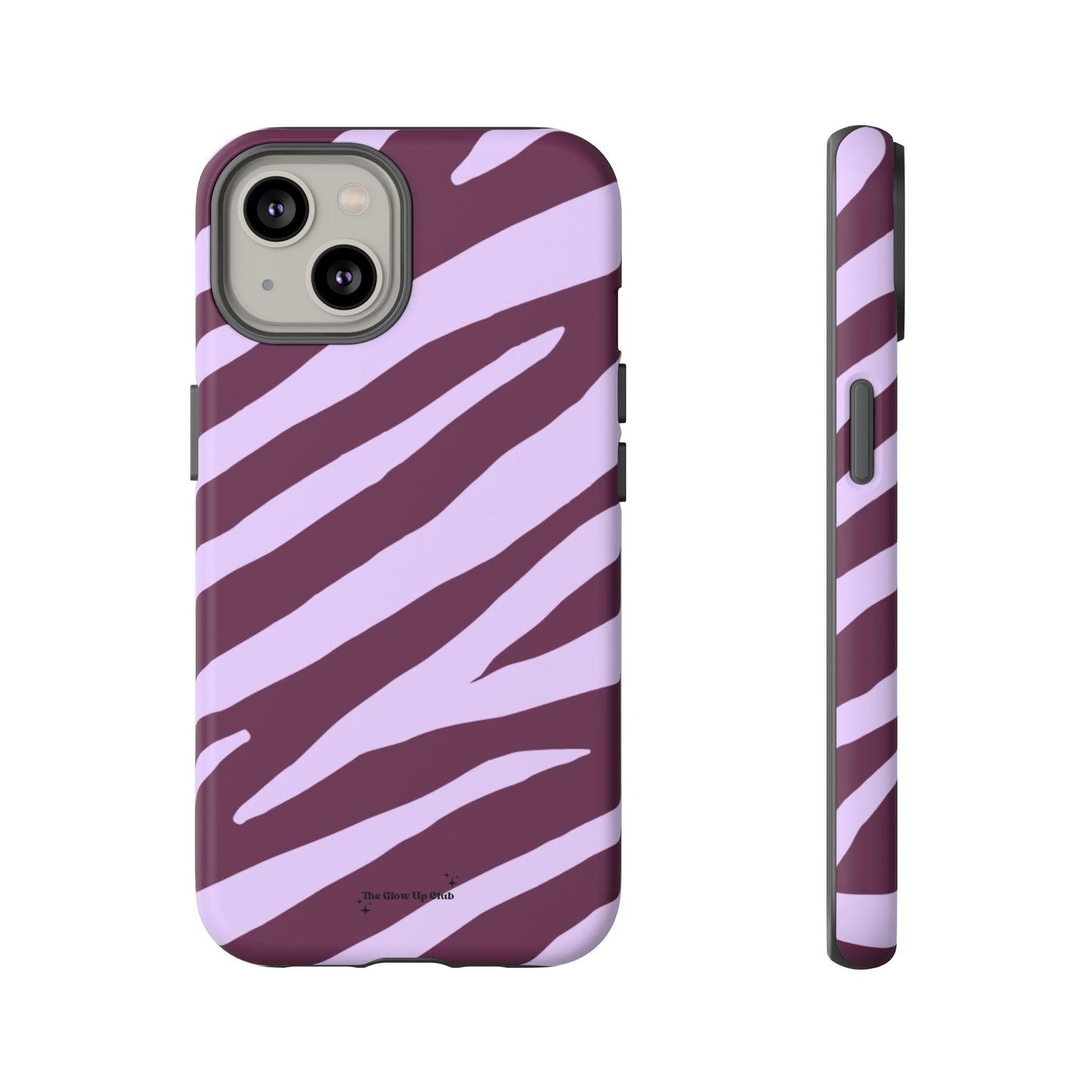 Zebra print purple - tough case