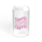 Coffee, coffee, coffee - Sipper Glass, 16oz