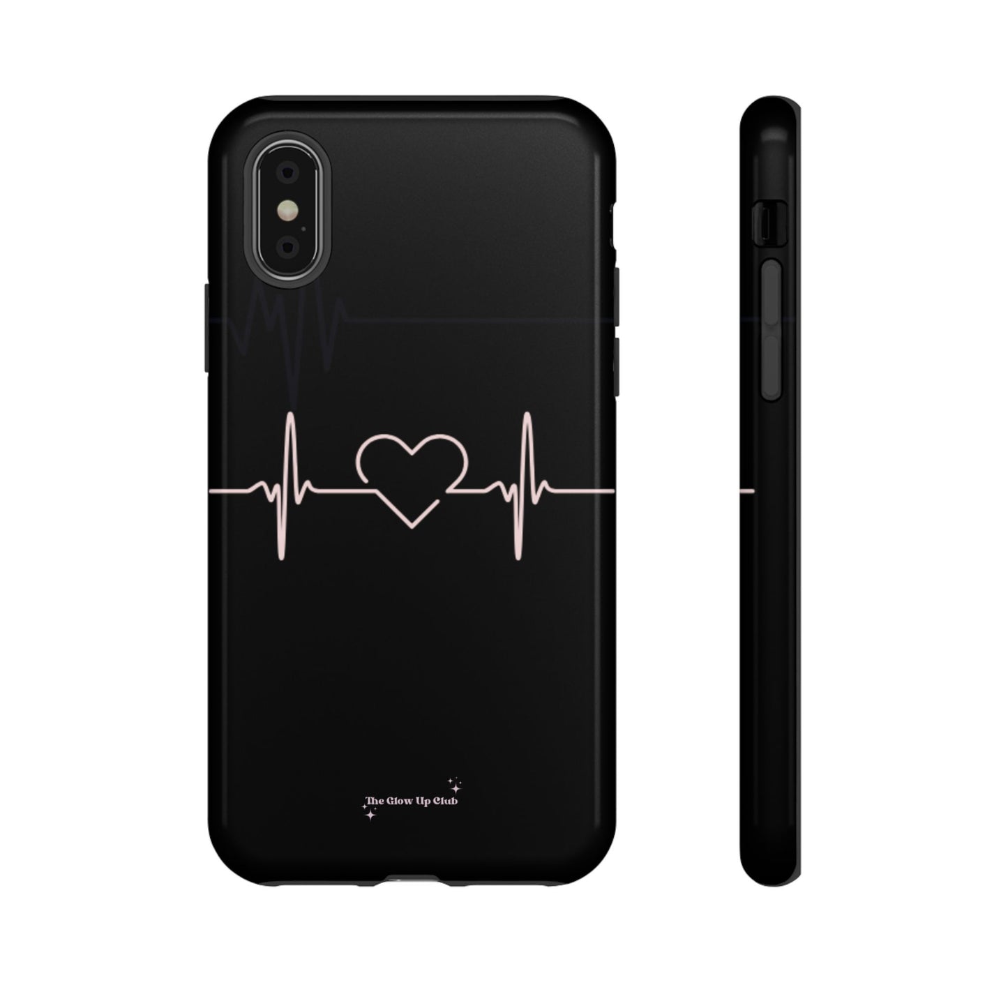 Heart line black - tough case