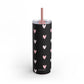 Black heart pattern Tumbler, 20oz