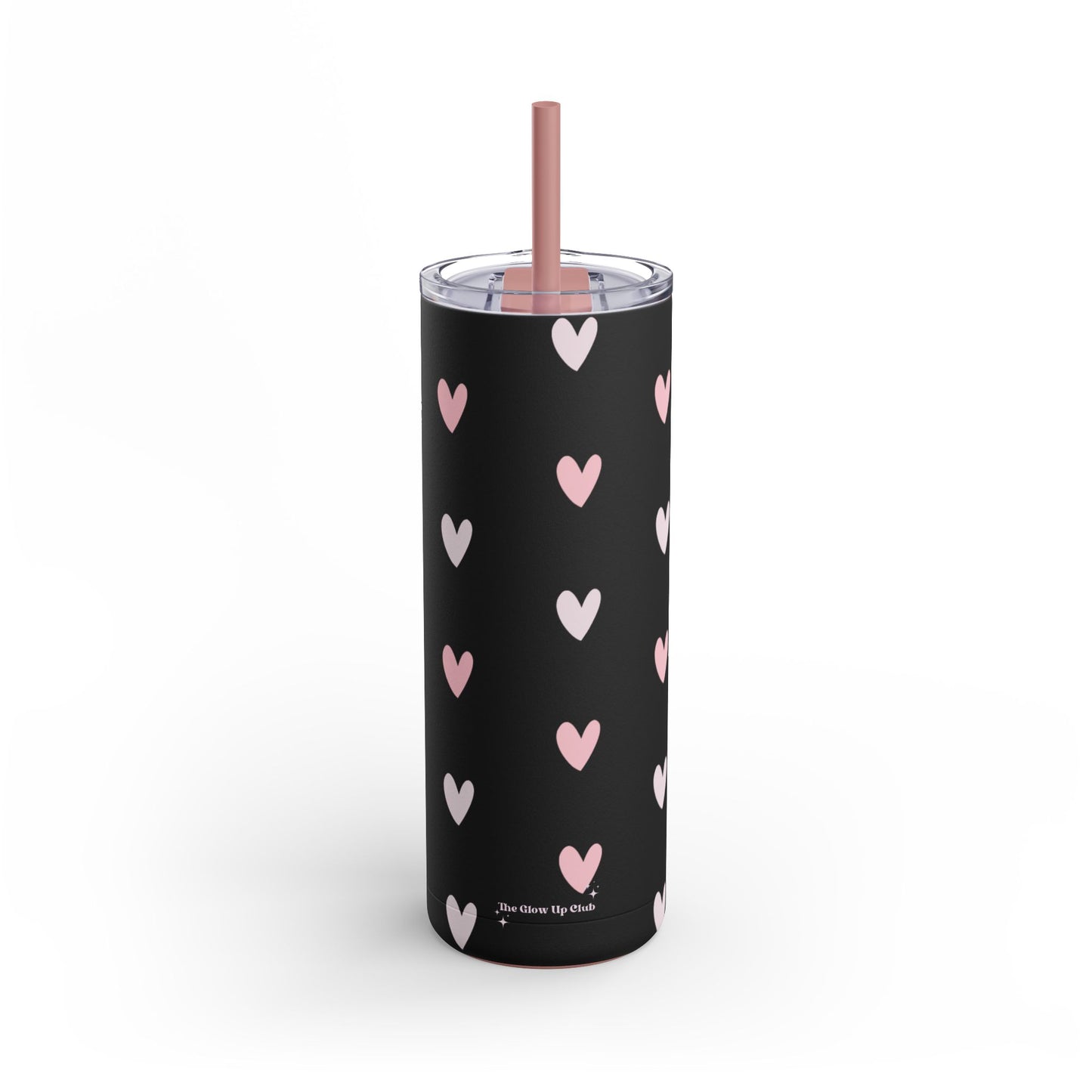 Black heart pattern Tumbler, 20oz