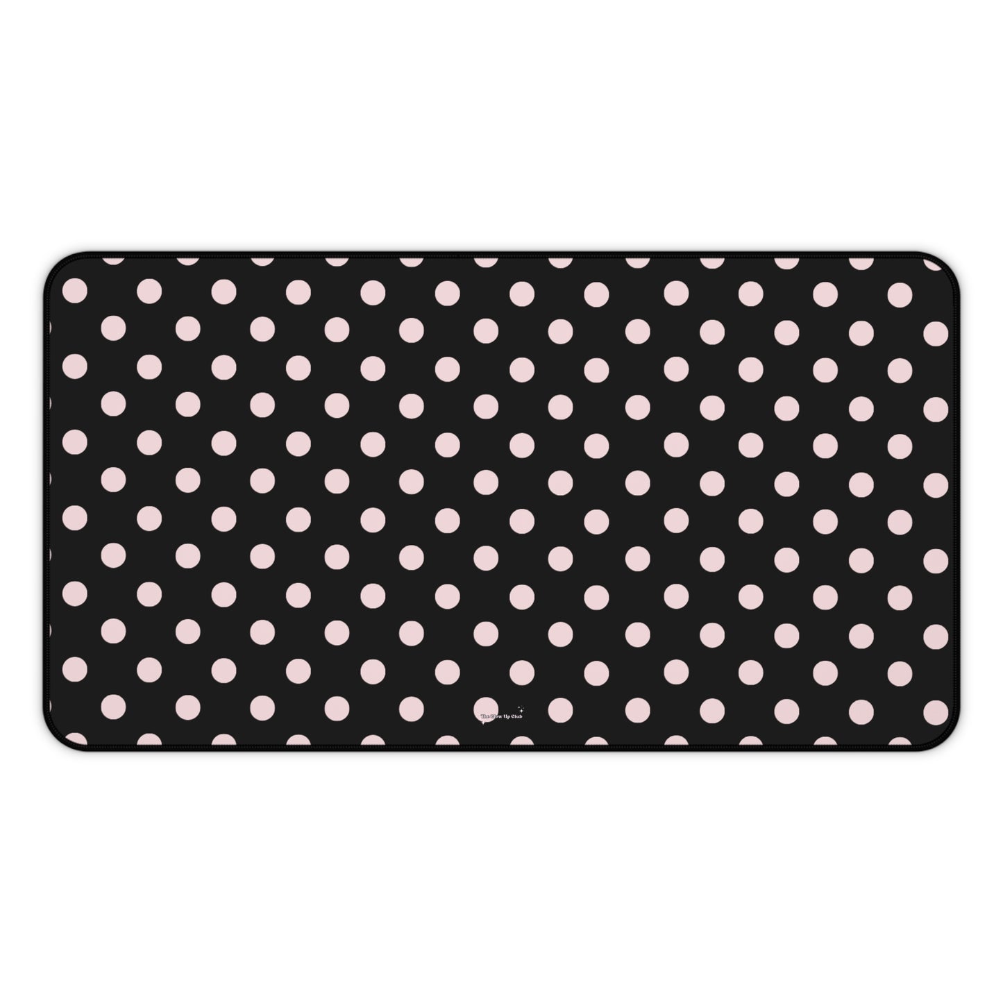 Dots black - Desk Mat