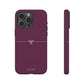 Simple ribbon burgundy - tough case