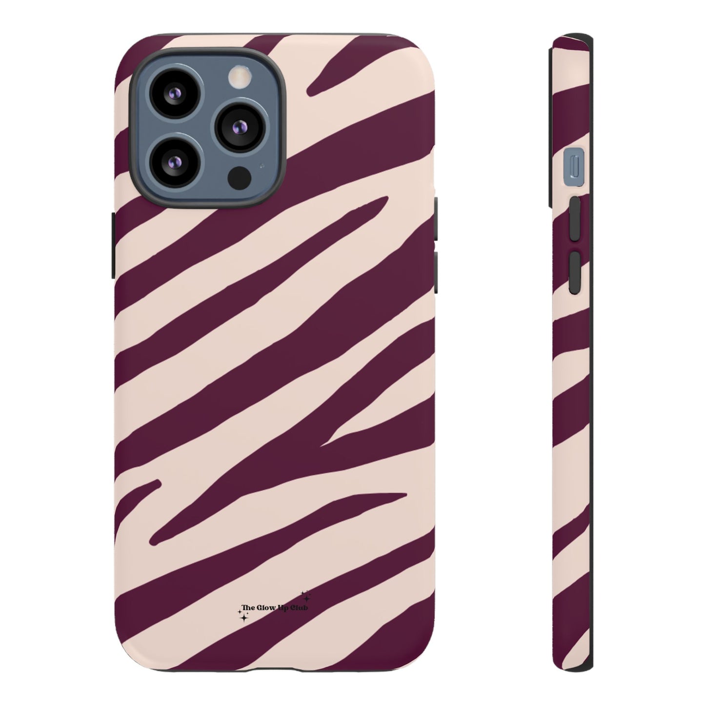 Zebra print cream - tough case