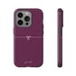 Simple ribbon burgundy - tough case