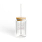 The coolest thing you can be - 16 oz Glass Sipper