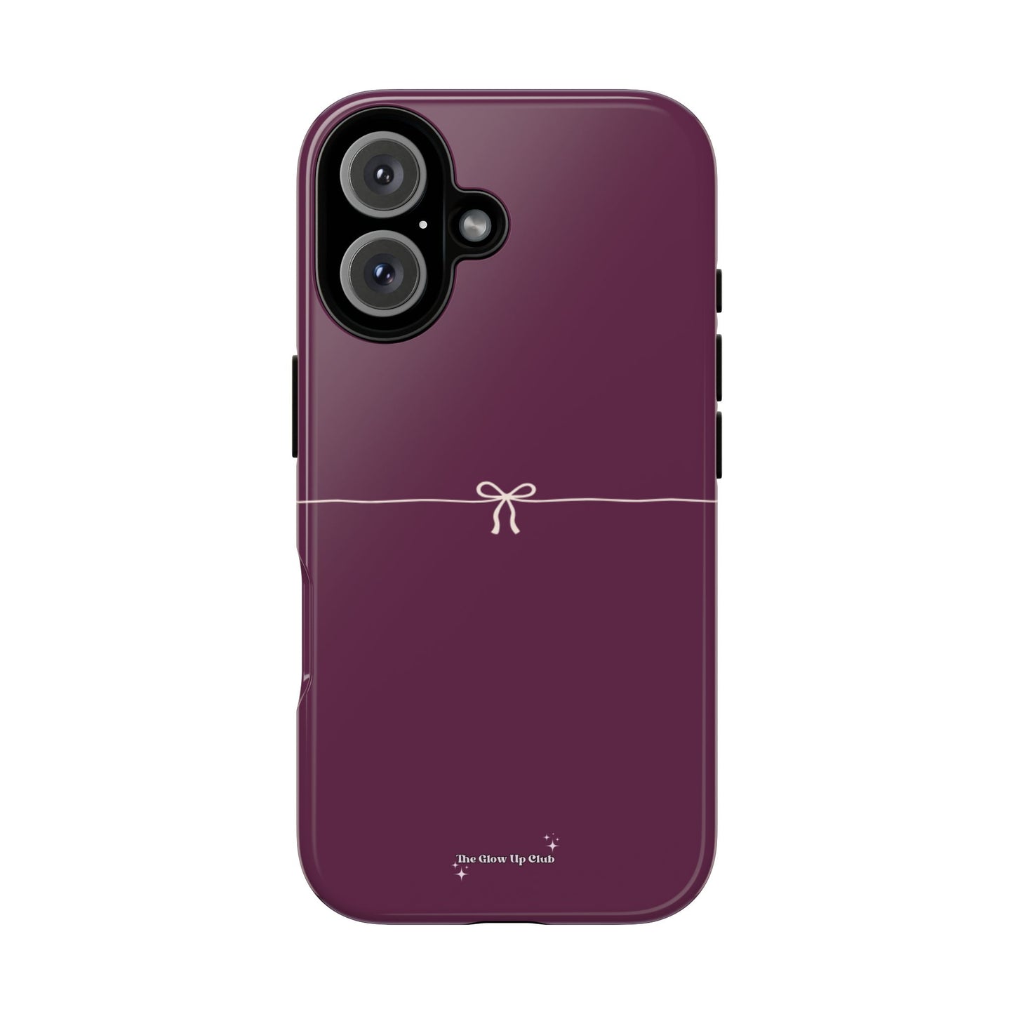 Simple ribbon burgundy - tough case