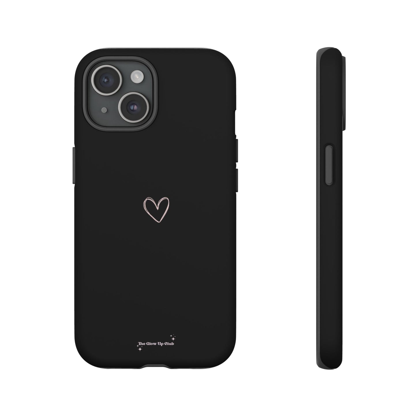 Minimalistic heart black - tough case