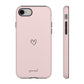 Minimalistic heart pink - tough case