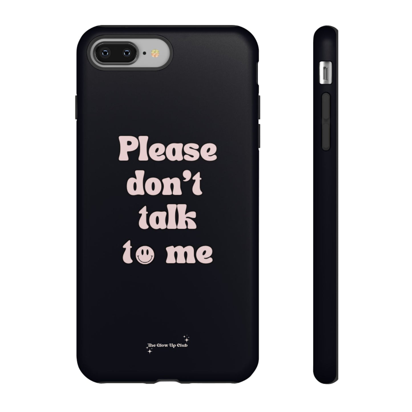 Please don't talk to me black - tough case