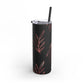 Rose gold leaves minimalistic Tumbler, 20oz