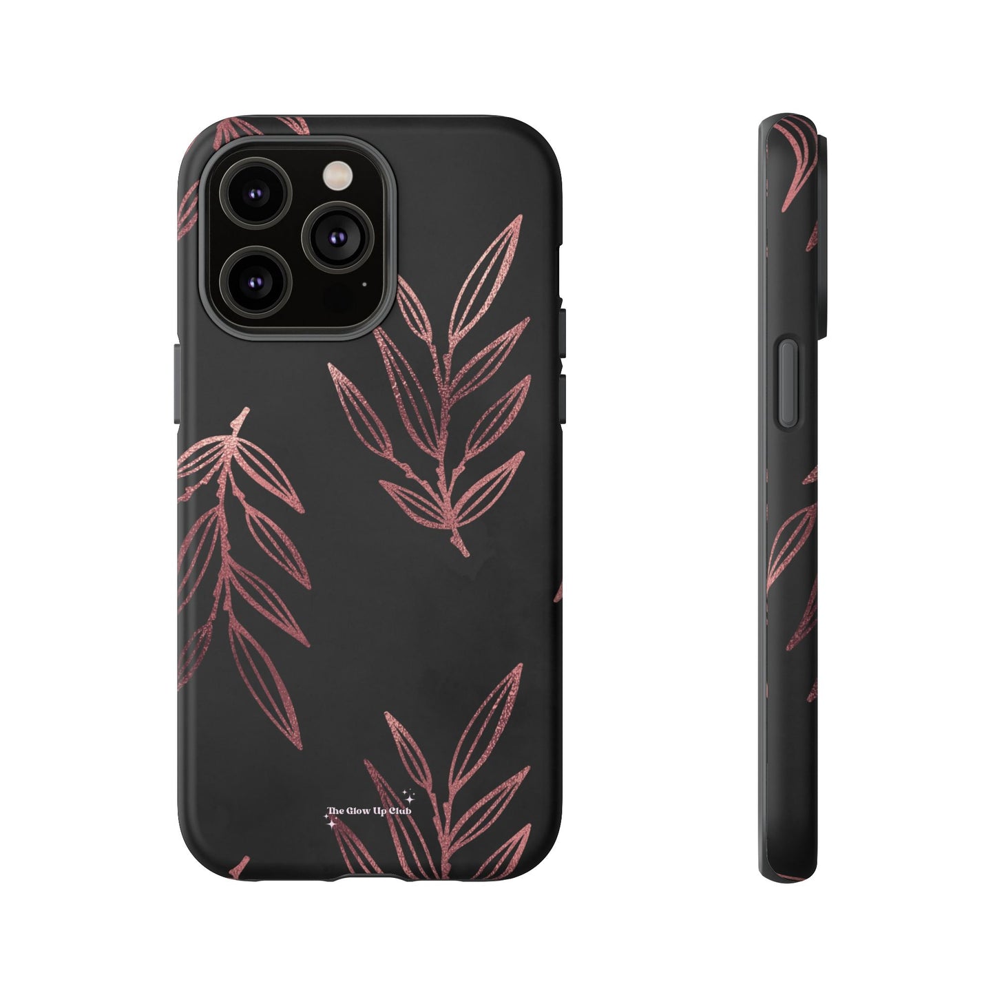 Rose gold leaves minimalistic - tough case