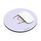 In a world full of sheep, be a unicorn, purple - Round Small Mouse Pad