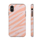 Zebra print orange - tough case