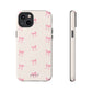 Crooked ribbon pattern cream - tough case