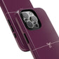 Simple ribbon burgundy - tough case