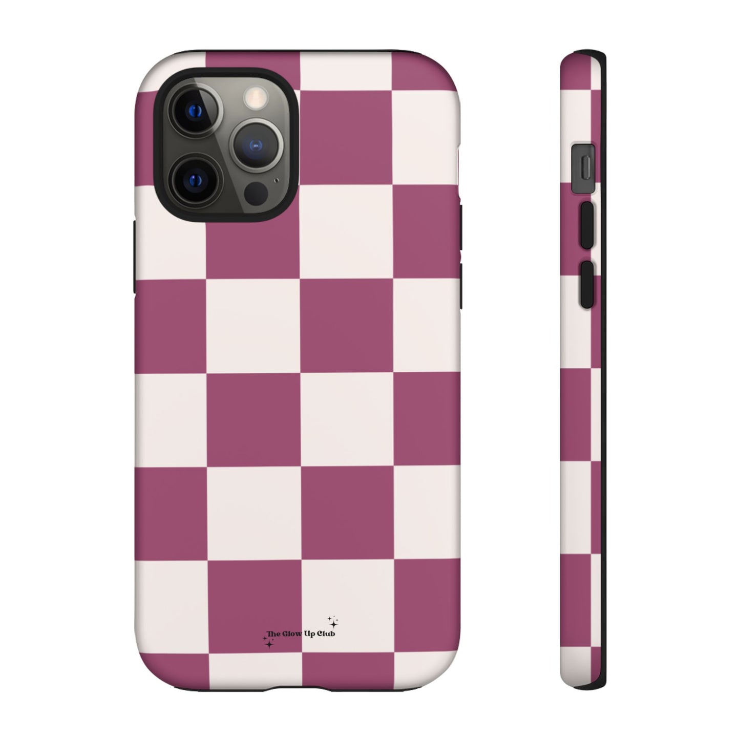 Burgundy checkers - tough case