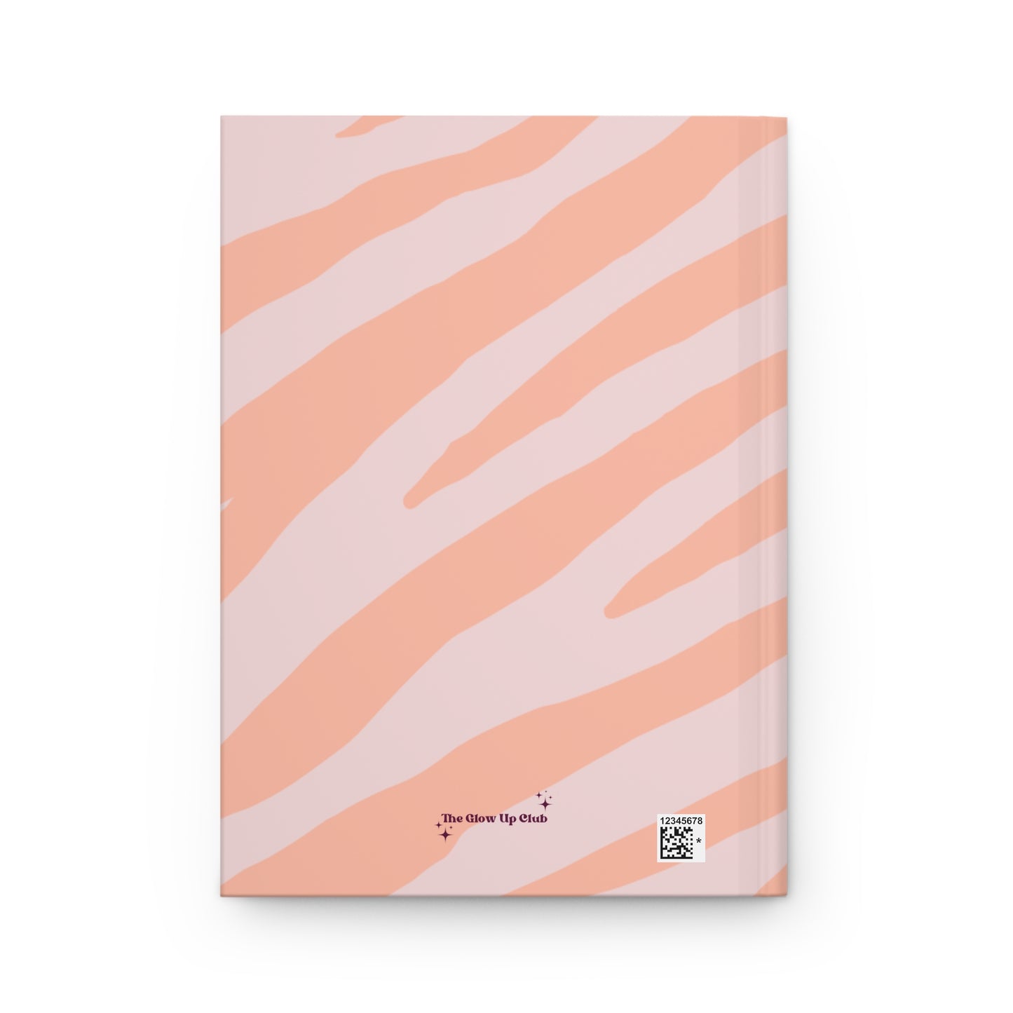 Zebra print orange Journal