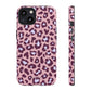 Leopard print pink purple - tough case