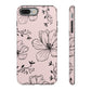 Realistic flowers pink - tough case