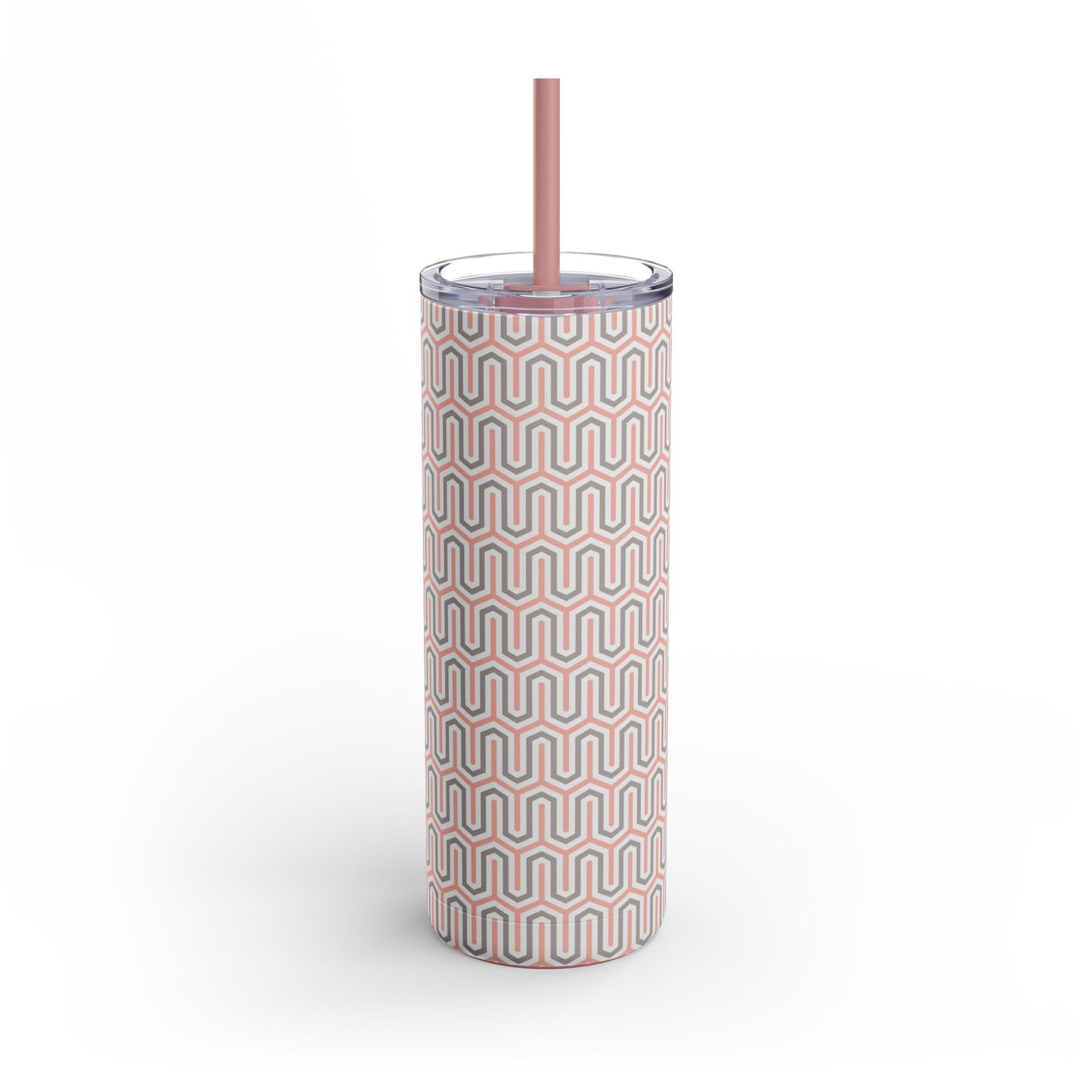 Pink grey pattern Tumbler, 20oz