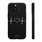 Heart line black - tough case